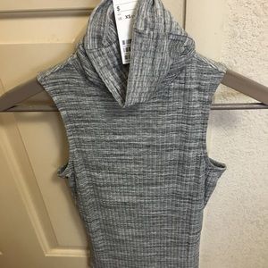 H&M Size XS Cowl Neck Sleeveless Shirt